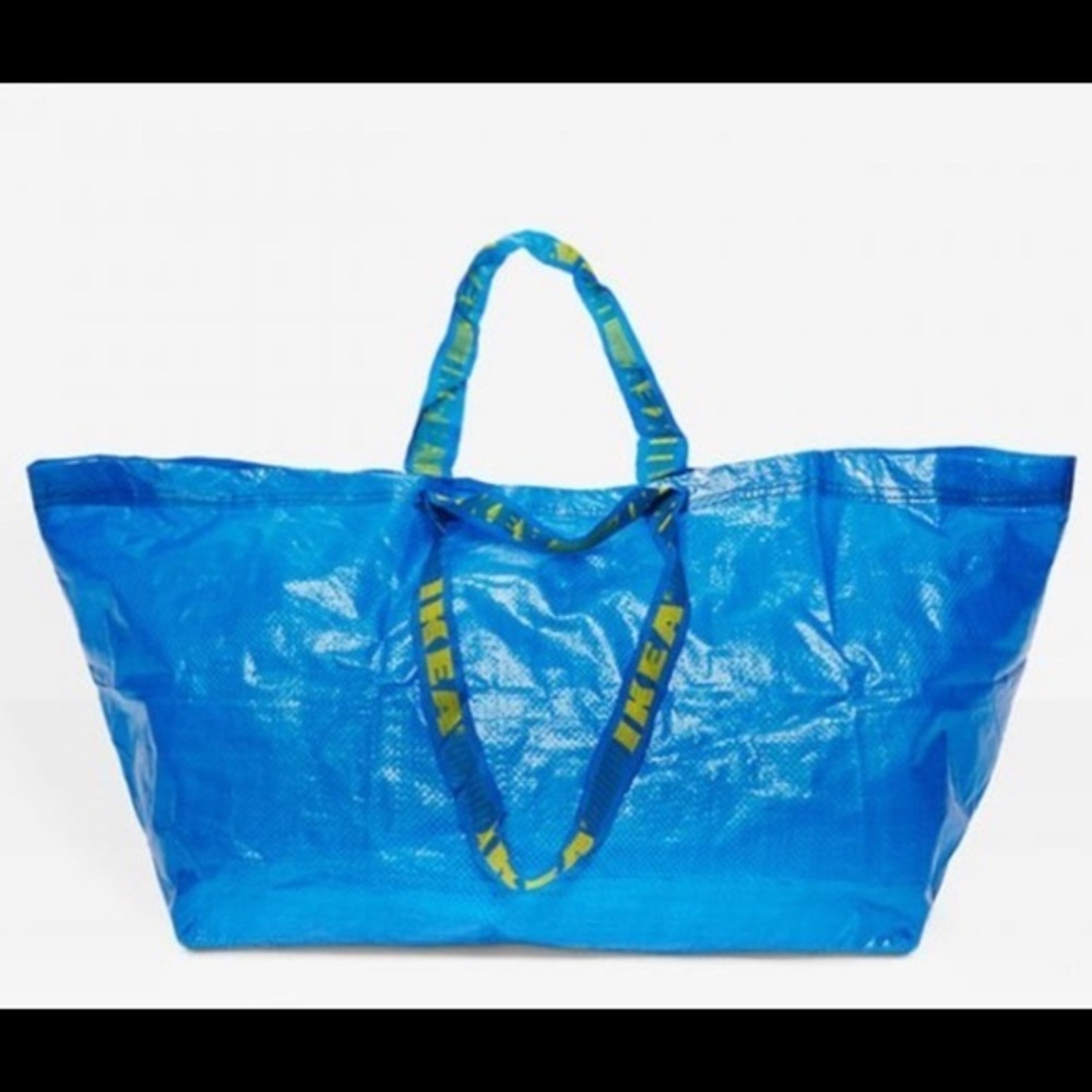 5 Frakta Ikea blue bags storage shopping spring clean holidays xtra sturdy new